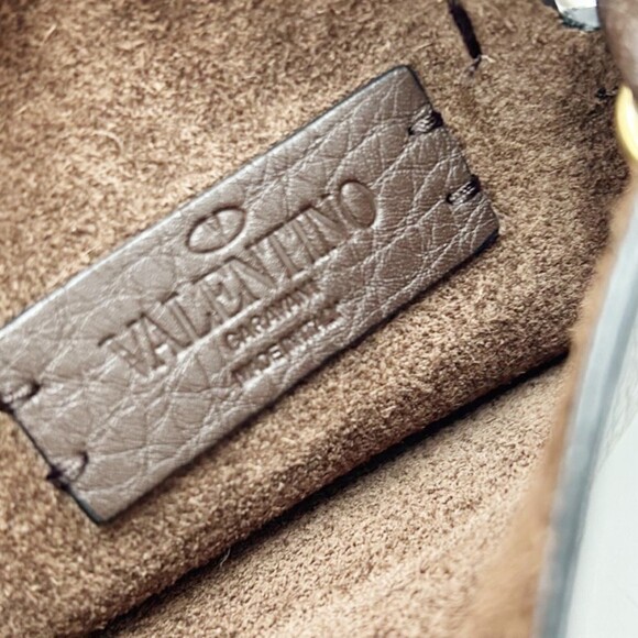 VALENTINO GARAVANI Valentino Garavani Shoulder Bag VY0P0T06ZBT Brown Calfskin... - Picture 9 of 9